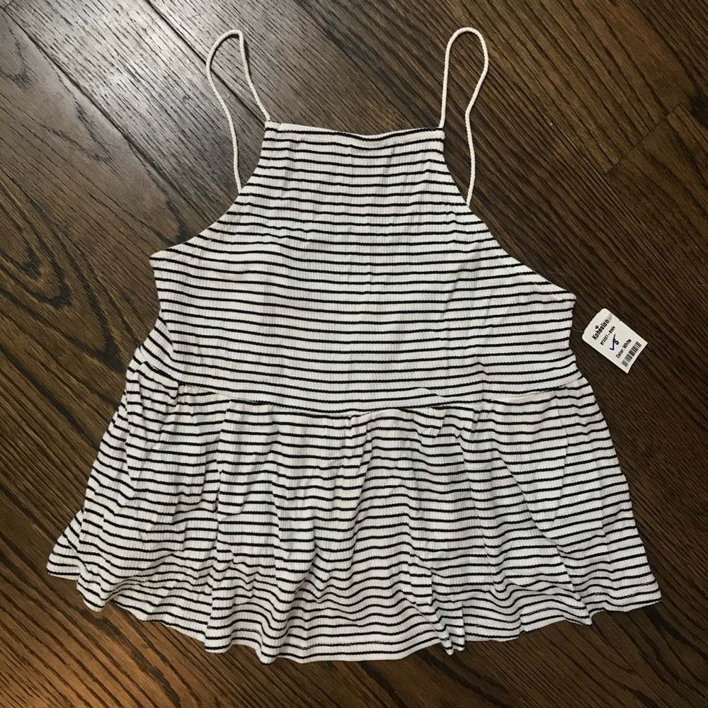 Striped Halter Top 🤍